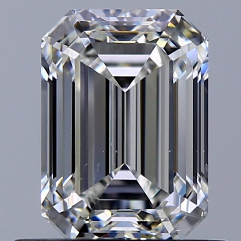 0.85克拉 G色 VS2級 天然	祖母綠形鑽石 | GIA2527285879