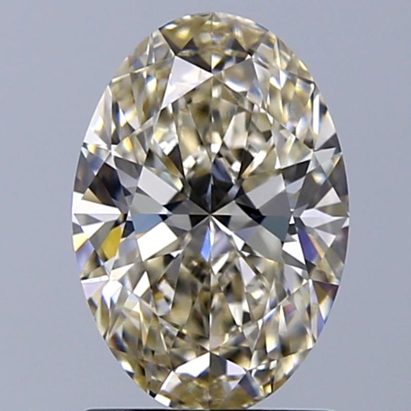 1.50 ct Oval K · Faint Brown natural diamond