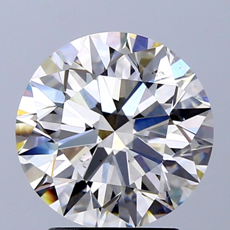 2.70 ct Round K · Faint Brown natural diamond