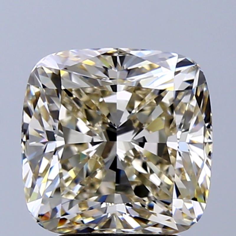 3.51 ct Cushion L · Faint Brown natural diamond