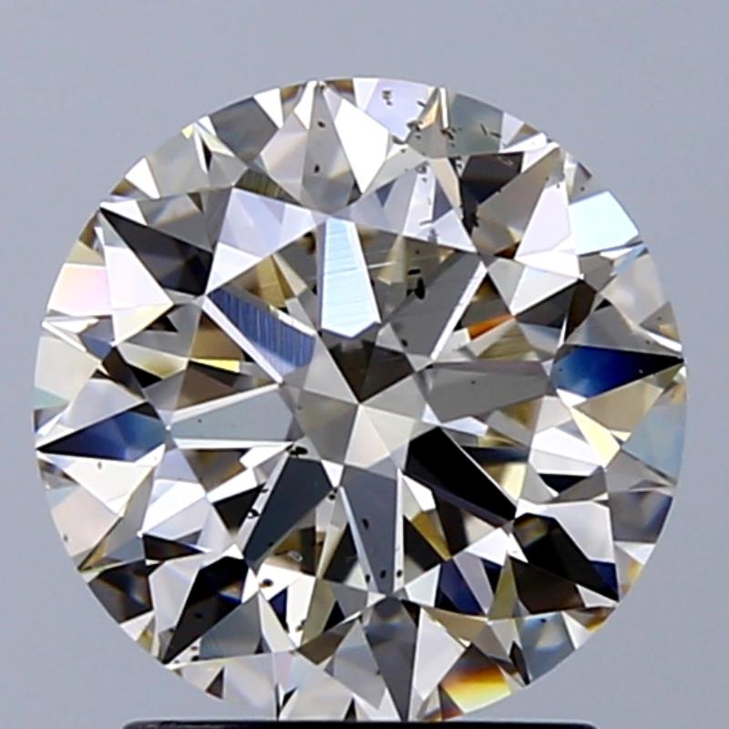 2.00 ct Round L · Faint Brown natural diamond