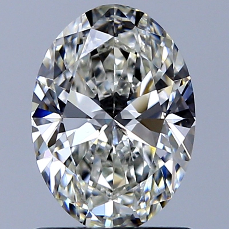 1克拉 H色 SI1級 天然	橢圓形鑽石 | GIA5543693682