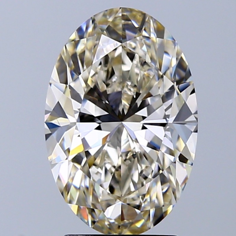 3.02 ct Oval K · Faint Brown natural diamond