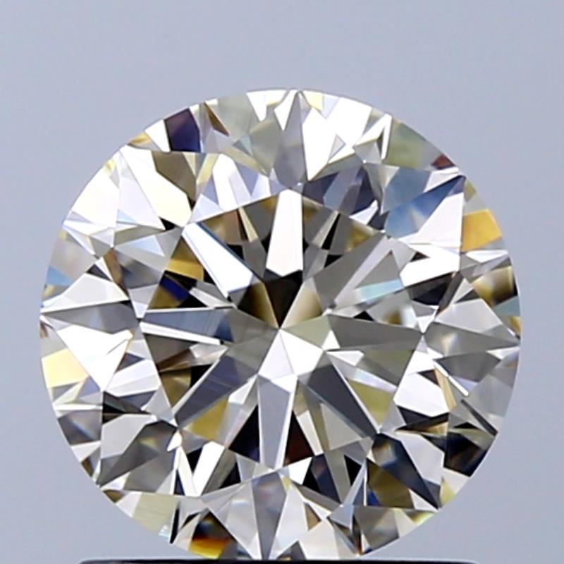 1.32 ct Round L · Faint Brown natural diamond