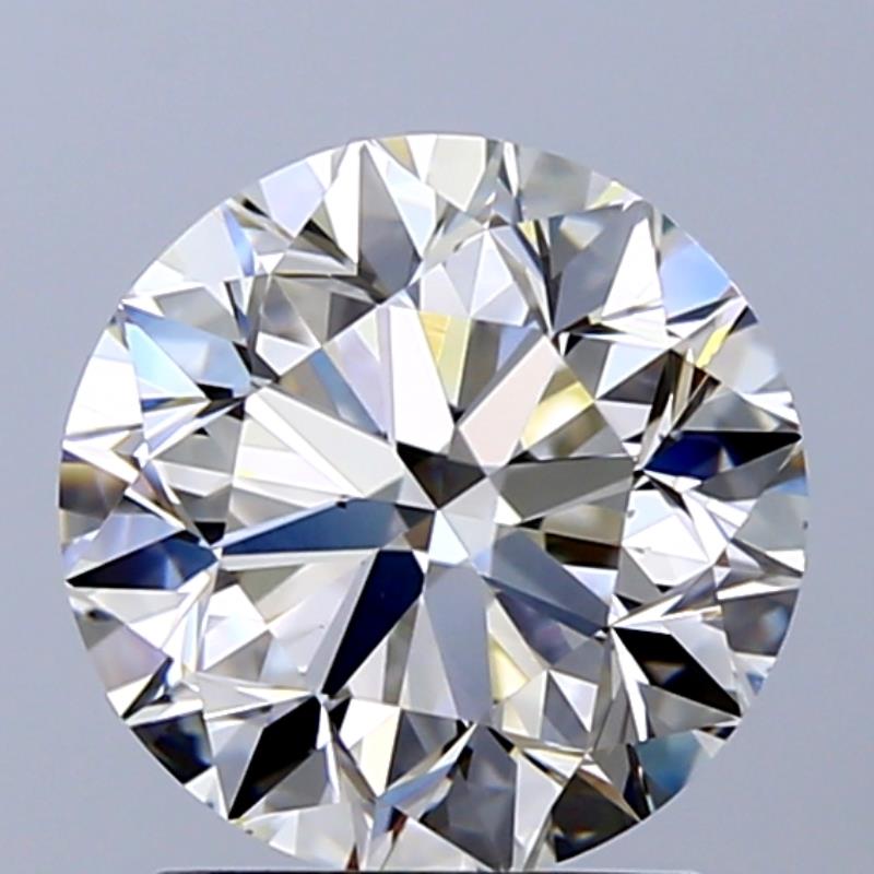 2.01 ct Round K · Faint Brown natural diamond