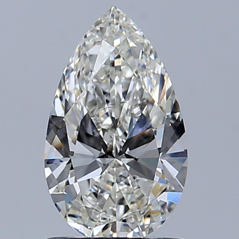 1克拉 H色 SI1級 天然梨形鑽石 | GIA5556442146