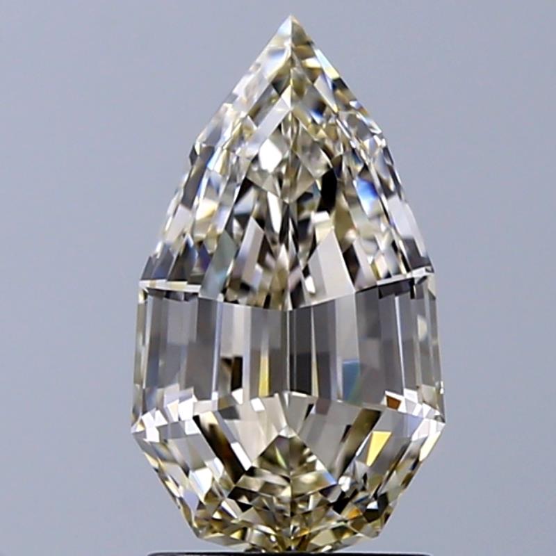 2.01 ct Pear L · Faint Brown natural diamond