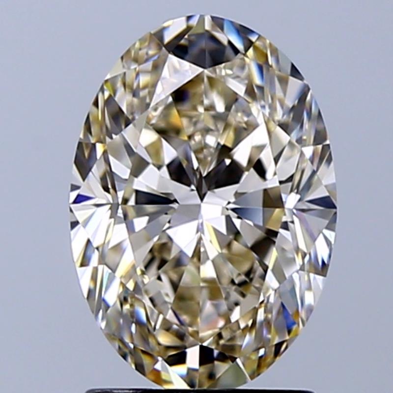 2.01 ct Oval L · Faint Brown natural diamond