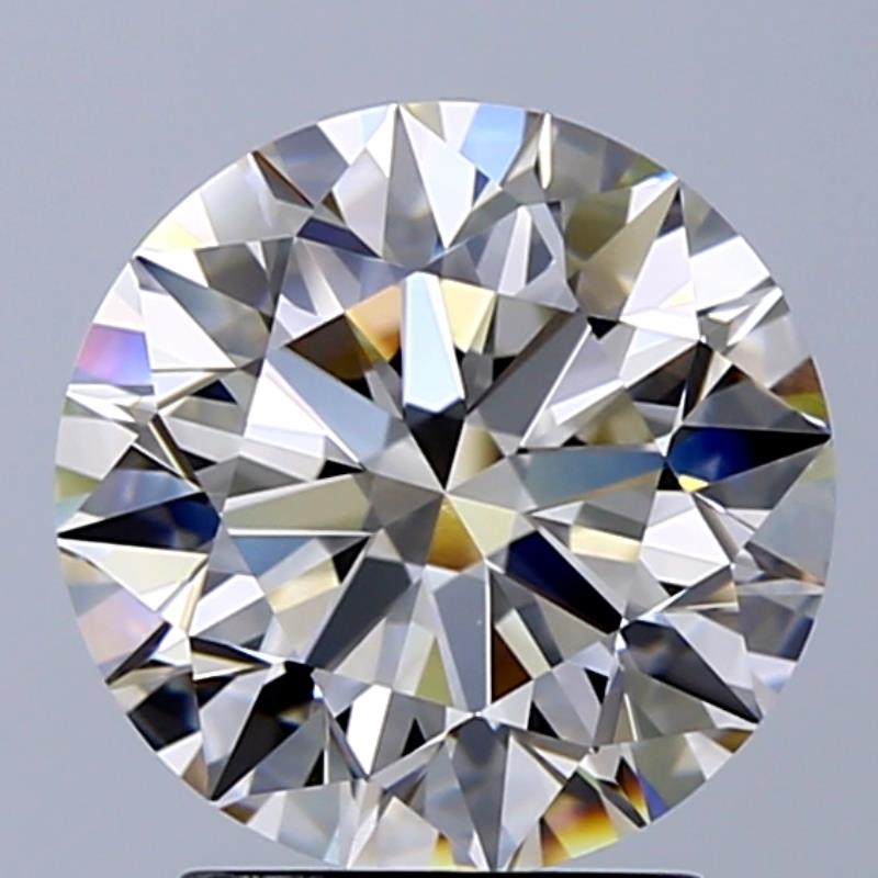 2.57 ct Round K · Faint Brown natural diamond
