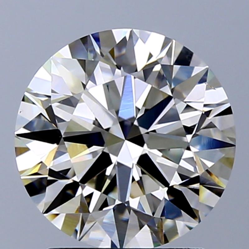 2.11 ct Round L · Faint Brown natural diamond