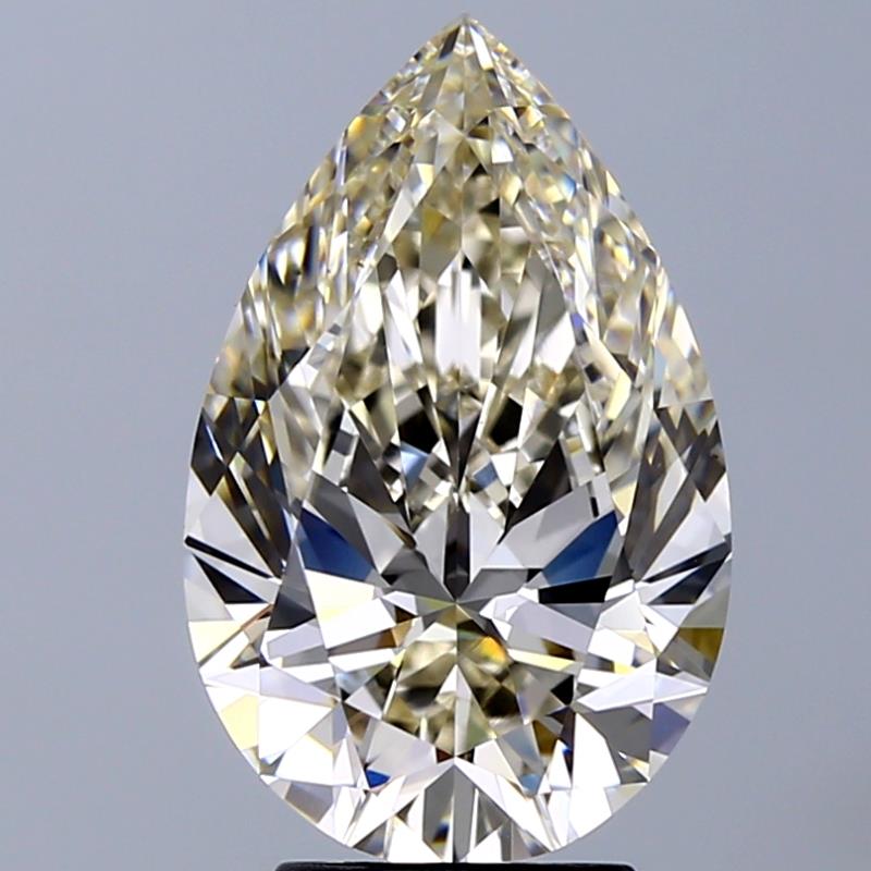 4.02 ct Pear L · Faint Brown natural diamond