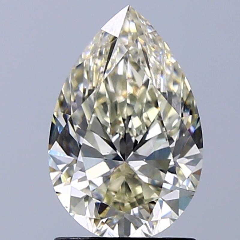 1.51 ct Pear L · Faint Brown natural diamond