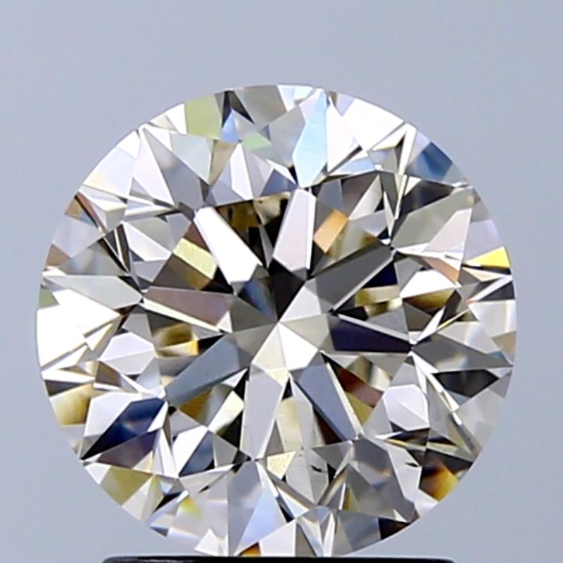 2.00 ct Round L · Faint Brown natural diamond