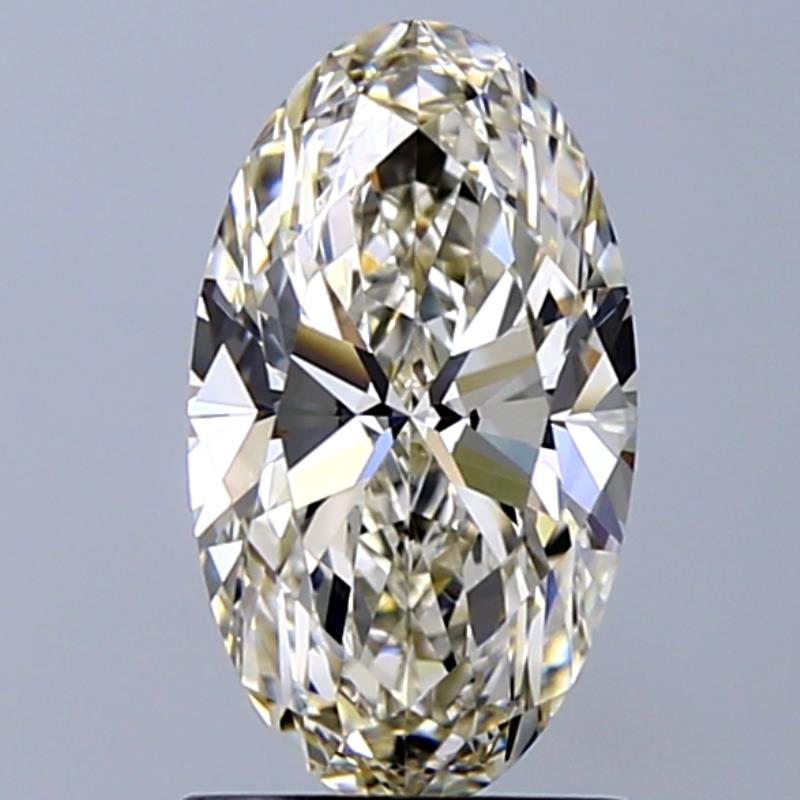 1.50 ct Oval K · Faint Brown natural diamond