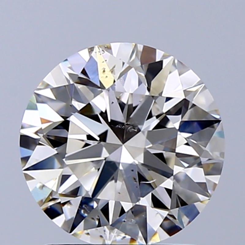 1.71 ct Round K · Faint Brown natural diamond