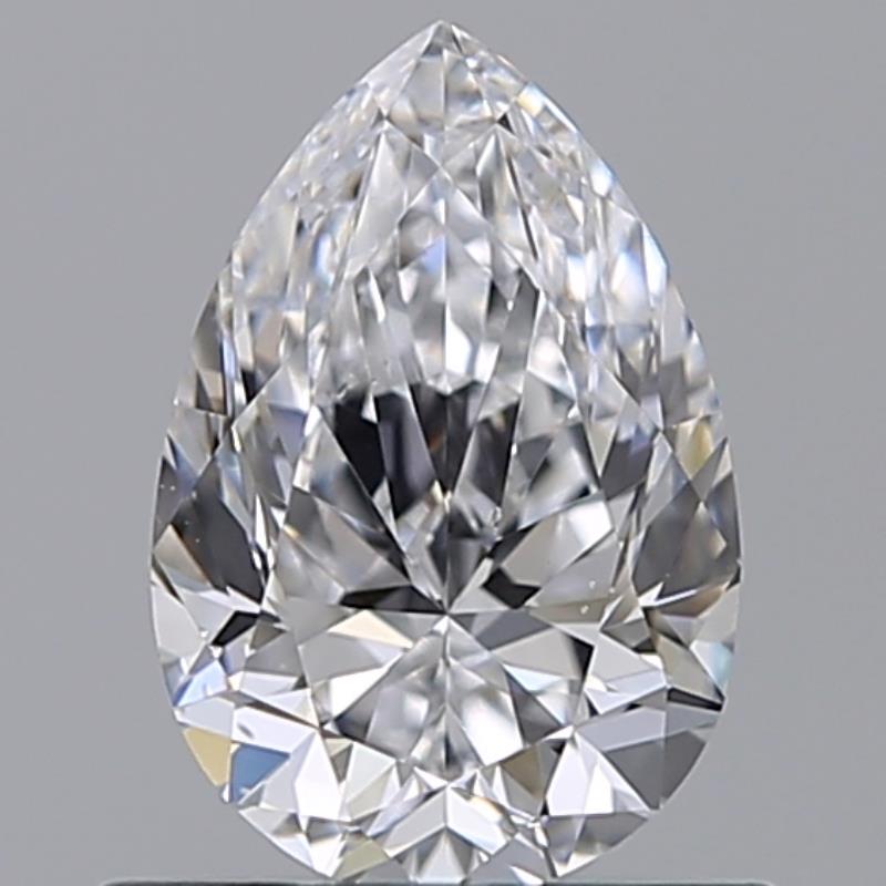 0.81-Carat  D VS2 NO_CUT Pear Diamond