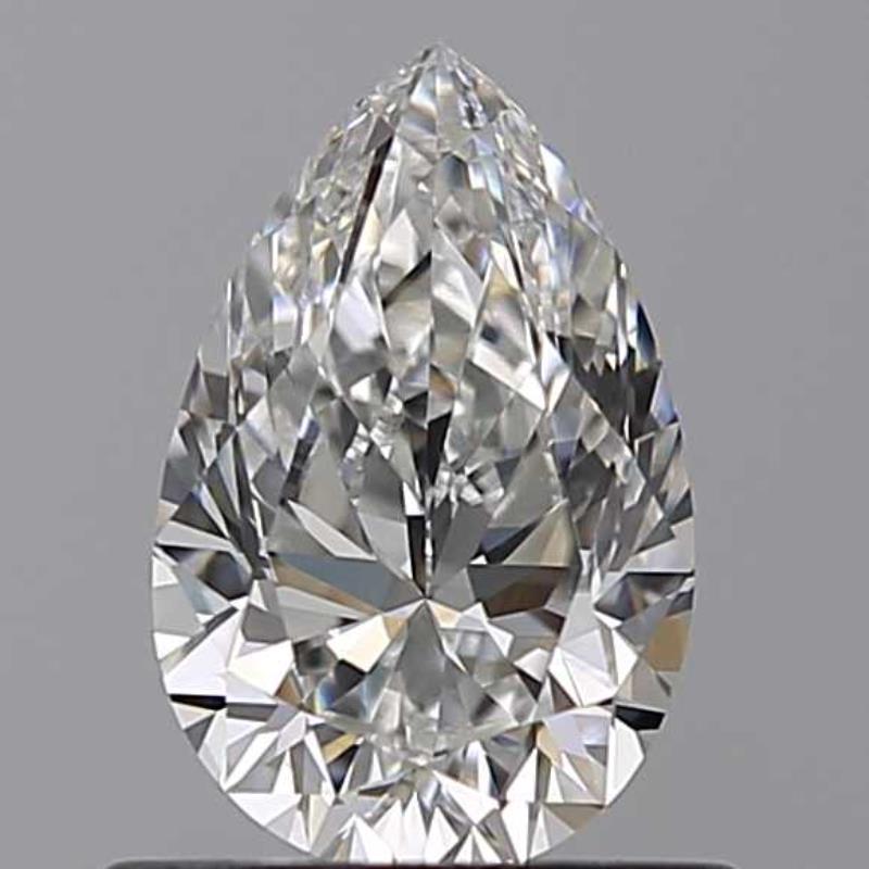 0.80-Carat  E VVS1 NO_CUT Pear Diamond