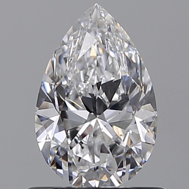 0.65-Carat  D VS1 NO_CUT Pear Diamond