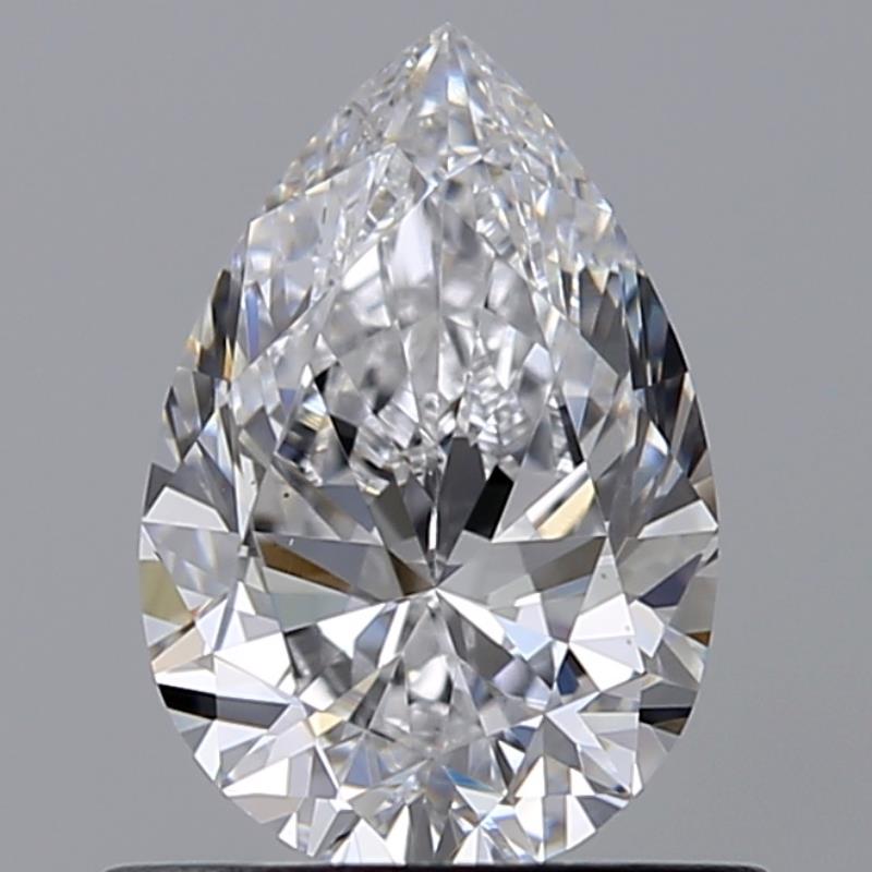 0.80-Carat  D VS1 NO_CUT Pear Diamond