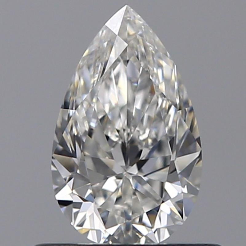 0.54-Carat  D VS1 NO_CUT Pear Diamond