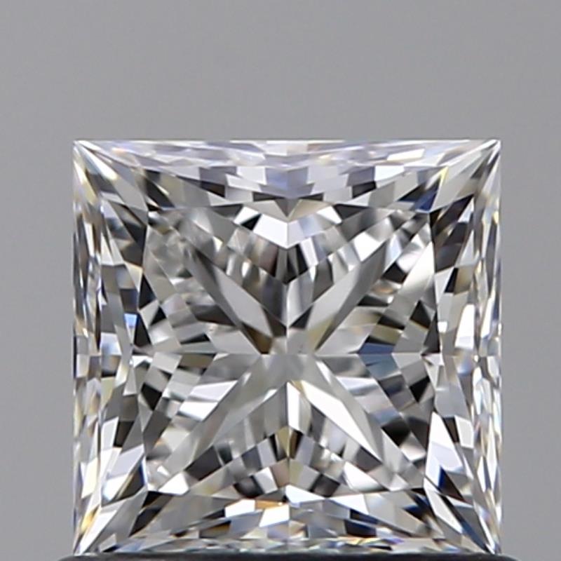 0.80-Carat  F VVS2 NO_CUT Princess Diamond