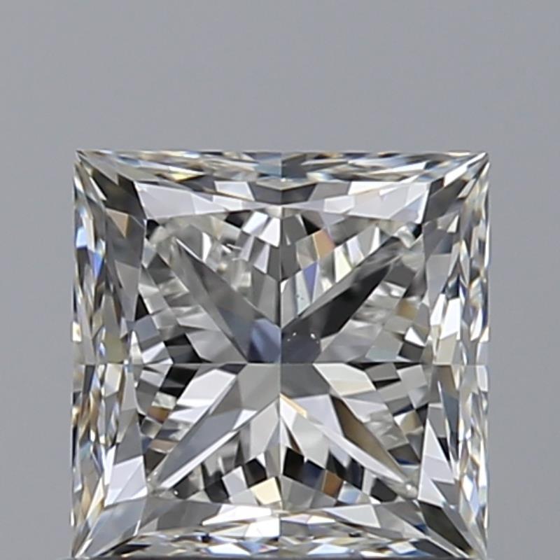 0.80-Carat  H VS2 NO_CUT Princess Diamond