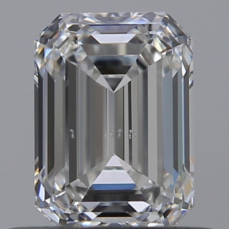 0.56-Carat  F SI1 NO_CUT Emerald Diamond