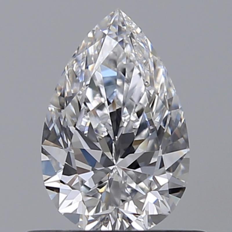 0.53-Carat  D IF NO_CUT Pear Diamond