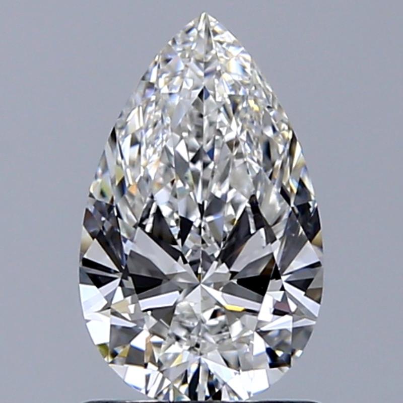 1.00 Carat F VVS2 Pear Medium Natural Diamond GIA2476834965