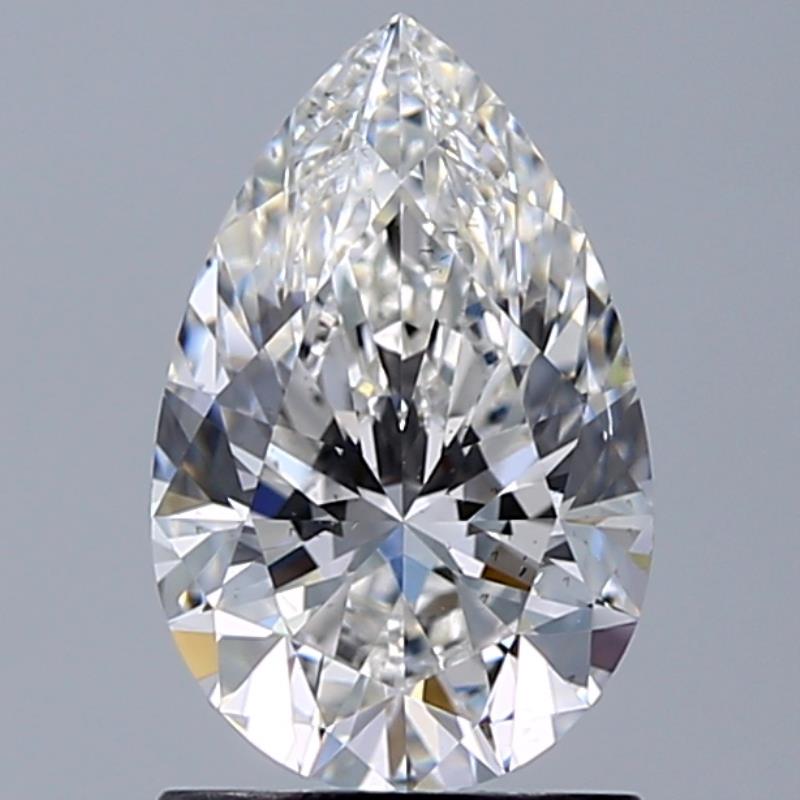 1.30 Carat G VS2 Pear Shape - Pear Faint Natural Diamond GIA1487264469