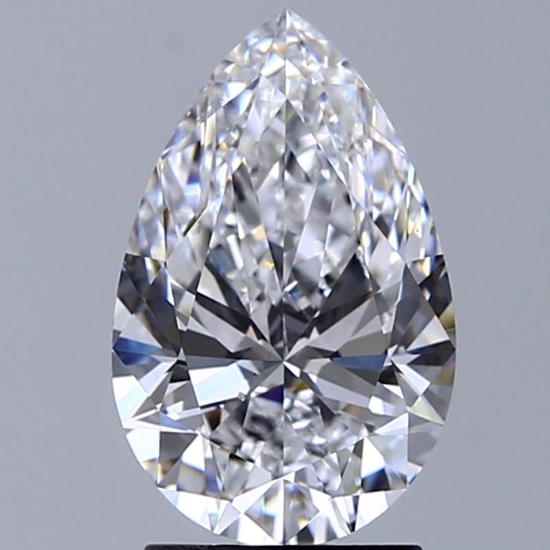 2.16 Carat D SI1 梨形 - Pear None 天然鑽石 GIA5486391628