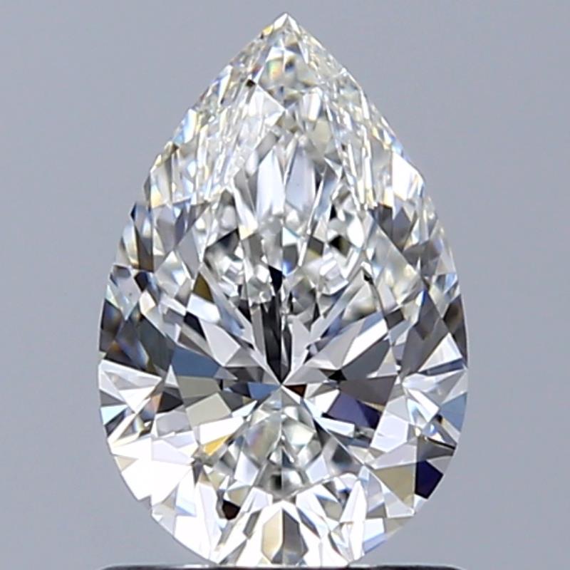 1.00 Carat F VS1 梨形 - Pear None 天然鑽石 GIA6512442029