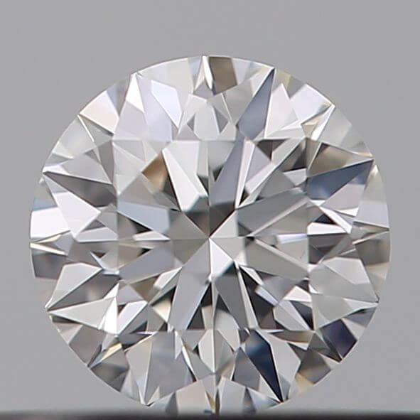 0.26-Carat  D VVS2 Ideal Round Diamond